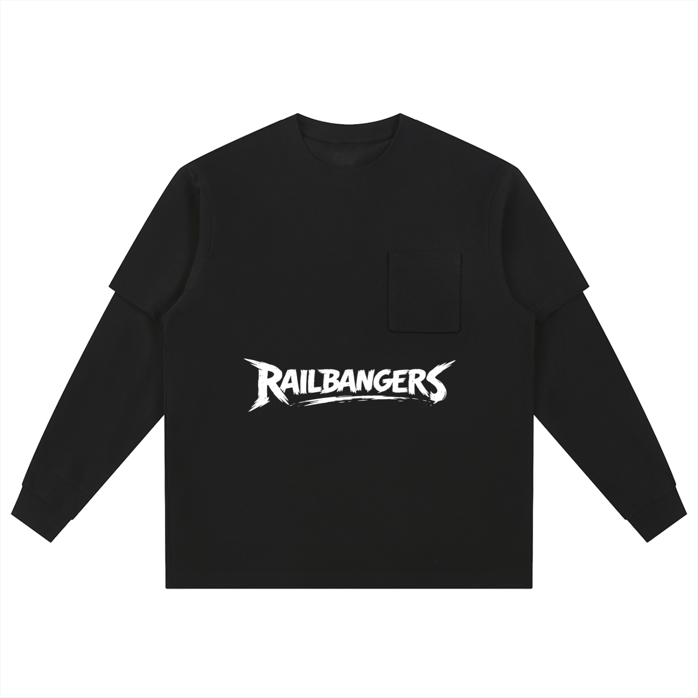 Rage More Layered Long Sleeve Oversized Tee