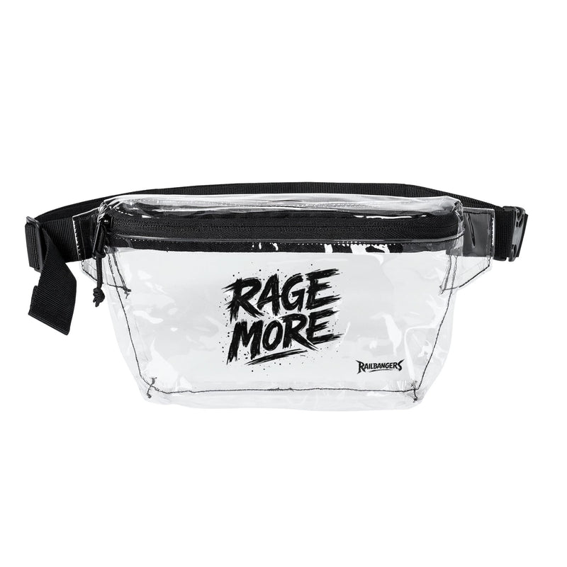 Rage More Clear Fanny Pack – Transparent Festival Waist Bag