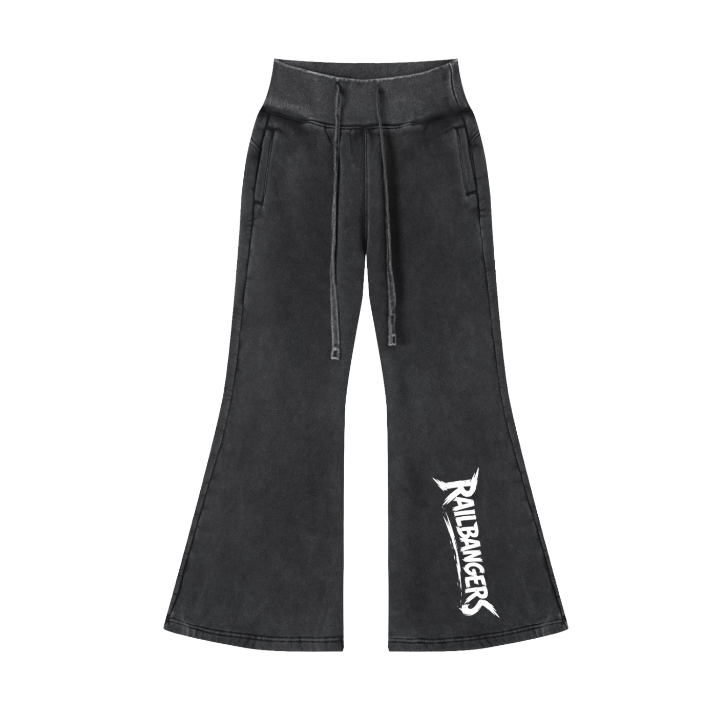 Hold The Rail Women Vintage Washed Flared Fleece Pants