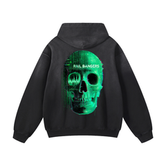 Heavyweight Sunfade Oversized Hoodie back view