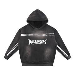 Rage More Sun Fade Contrast Tape Fleece Hoodie
