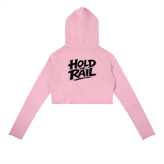 Vintage Washed Raw Edge Hoodie back view