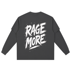 Rage More Layered Long Sleeve Oversized Tee
