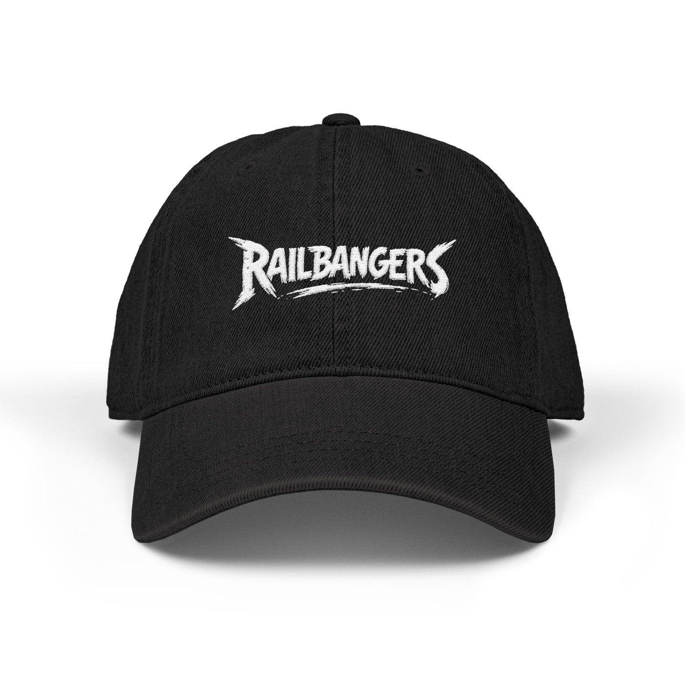 Rail Bangers Rage More Embroidered Denim Hat