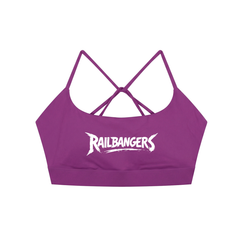 Hold The Rail Strappy Criss Cross Yoga Sports Bra