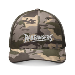 Rail Bangers Embroidered Camo Trucker Hat