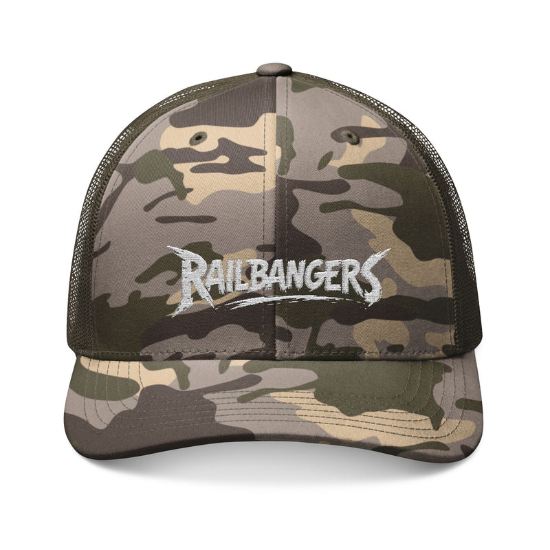 Rail Bangers Embroidered Camo Trucker Hat
