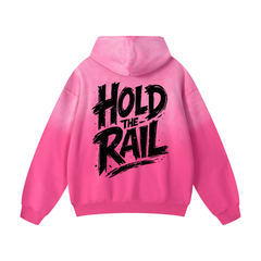 Heavyweight Sunfade Oversized Hoodie back view