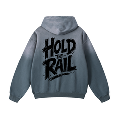 Hold The Rail Heavyweight Sunfade Oversized Hoodie