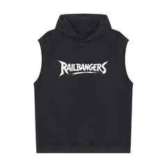 Rage More Snow Washed Sleeveless Hoodie