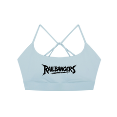 Strappy Criss Cross Yoga Sports Bra back view