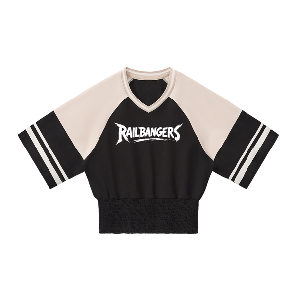 Women's Color Block Ruched T-Shirt