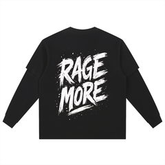 Rage More Layered Long Sleeve Oversized Tee