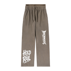 Hold The Rail Women Vintage Washed Waist Pants