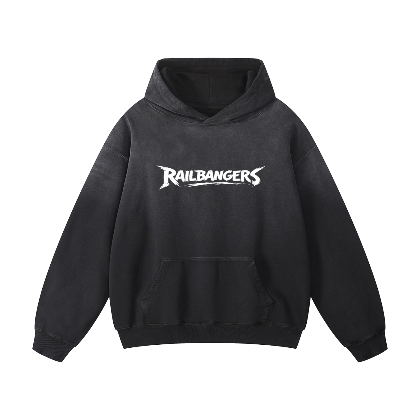Hold The Rail Heavyweight Sunfade Oversized Hoodie