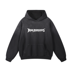 Hold The Rail Heavyweight Sunfade Oversized Hoodie