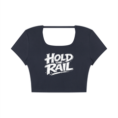 Hold The Rail Women's Square Neck Crop T-Shirt