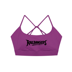 Hold The Rail Strappy Criss Cross Yoga Sports Bra
