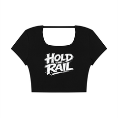 Hold The Rail Women's Square Neck Crop T-Shirt