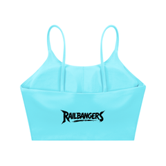 Hold The Rail Spaghetti Strap Yoga Sports Bra