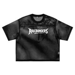 Rage More See-through Boxy Net T-Shirt