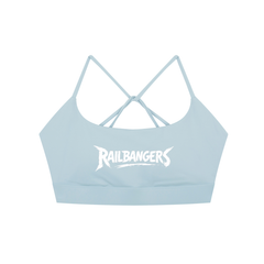 Hold The Rail Strappy Criss Cross Yoga Sports Bra