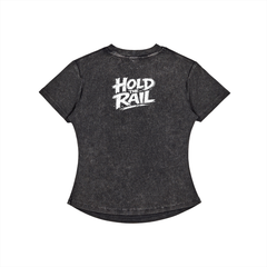 Vintage Washed Bodycon Cotton T-Shirt back view