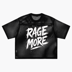Rage More See-through Boxy Net T-Shirt