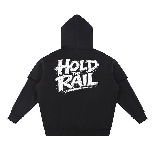 Raw Edge Railbangers Double Layer Hoodie